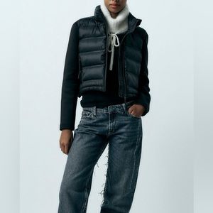 Zara Combination Puffer Jacket
